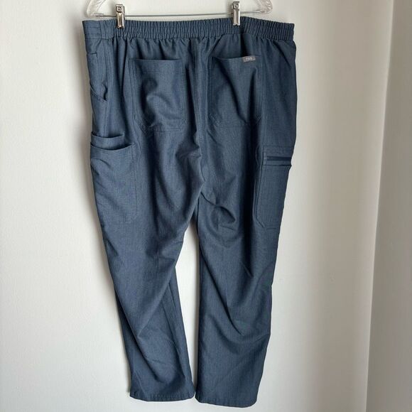 Figs Women’s  Skinny Scrub pants limited edition denim blue size XL! EUC! - Picture 9 of 14